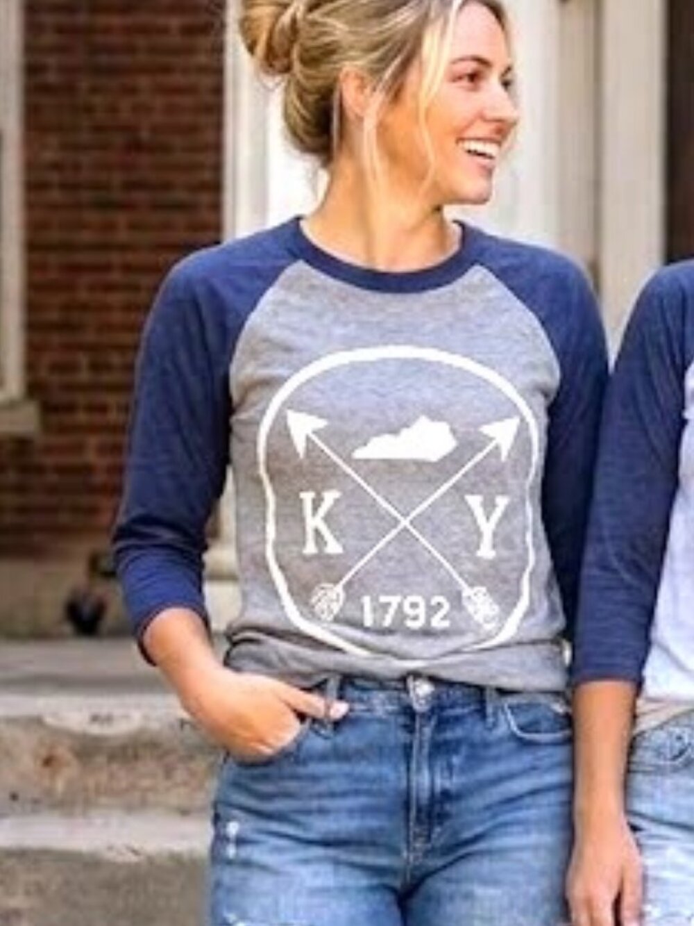 KentuckyTshirt Large 3/4 sleeve UNISEX